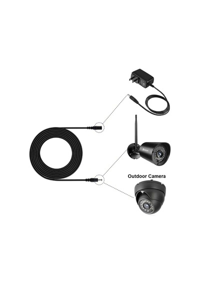 Dc Adaptör Uzatma Kablosu 3 Metre 5.5mm X 2.1mm 5 Amper Dişi Erkek Modem Uzatma 4384 Diger