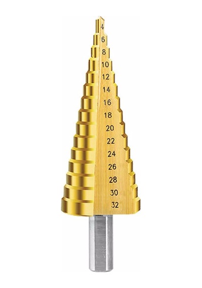Merttools Metal Kademeli Matkap Ucu 4-32mm Yeni Model Matkap Ucu