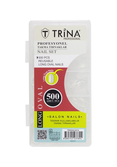 Trina Long Oval Takma Tırnak 500'lü Kutulu Trnnaıl0016