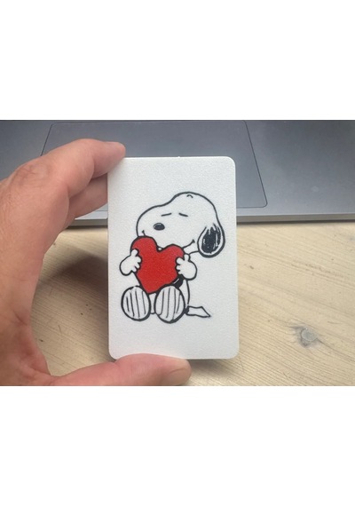 3d Baskı Sevimli Köpek Desenli Dekoratif Banka Kartı Kılıfı