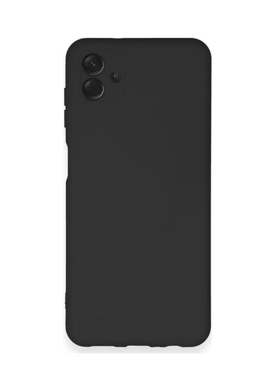 Samsung Uyumlu  Galaxy A04 Kılıf Nano İçi Kadife Silikon - Siyah