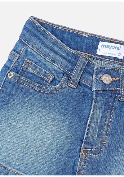 Kız Çocuk Denim Şort Koyu Mavi 236 Koyu Mavi