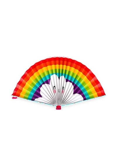 Katlanabilir Kagit Yelpaze - Rainbow