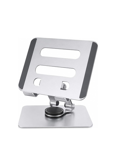 Lexroo Tablet Standı 360 Derece Dönebilen Tablet Stand Katlanabilir Metal Tablet Tutucu - Gri
