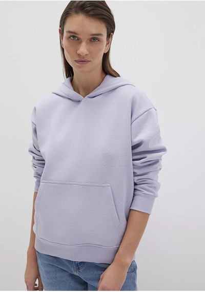 Mavi Kadın Kapişonlu Sweatshırt Languid Lavender 167299-70531 Mor