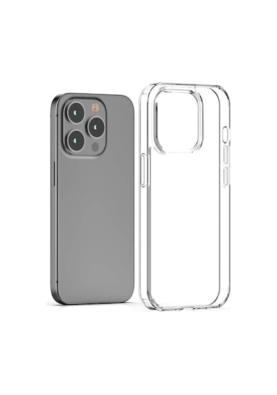Apple Uyumlu iPhone 15 Pro Max Kılıf Şeffaf Tam Koruma Sağlayan Premium Tpu Silikon Kapak Ryc/coss Şeffaf