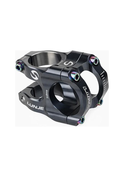 Lunje Alüminyum 31,8mm Mtb Freeride Gidon Boğazı Bisiklet Gidon Boğazı Siyah Gümüş Çift Renk Boğaz Turuncu
