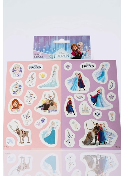 X Dekomus Lisanslı Elsa Frozen 2'li Kuşe Sticker Altın