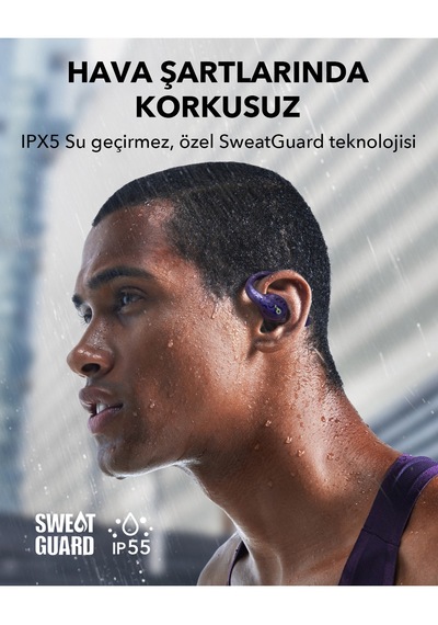 Anker Soundcore Aerofit Pro Kulaklik Mor A3871