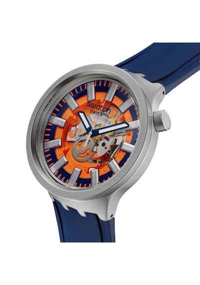 Swatch Sb07s114 Orange In The Works Erkek Kol Saati