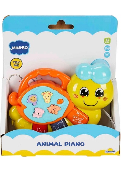 Minibo Sesli Ve Işıklı Piyanolu Tırtıl