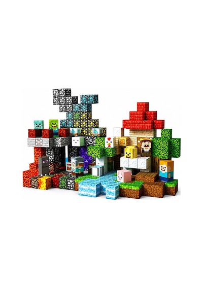 Minecraft Manyetik Orman Temalı Blok Oyuncak - 300 Parça