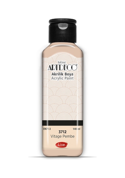 Akrilik Boya 140 Ml Vintage Pembe 3712 Vintage Pembe
