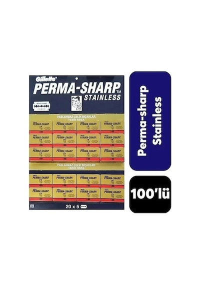 Perma-sharp Tam Jilet 5 Parça X 20 Parça Bx40