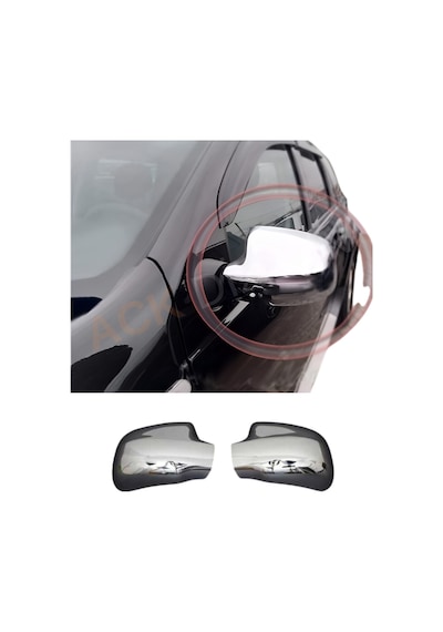 Dacia Logan Sedan 2006-2013 Araca Özel Abs Krom Ayna Kapağı A+