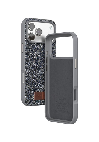 Gld-spt- Onegif Apple Uyumlu iPhone 17 Pro Max Bright Simli Kapak - Gümüş