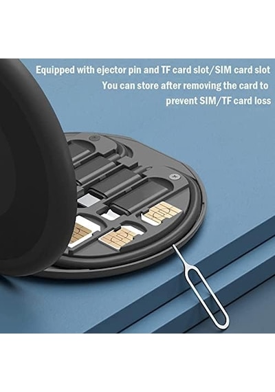 Lifcasual Usb Adaptör Kablosu Dönüştürme Saklama Kutusu Çok Ti Şarj Tı Dönüştürücü Lightning Tip C Mikro Veri Aktarım Aracı Sim Kart Yuvası İçerir Tepsi Çıkarma Pimi Telefon Tutucu Olarak Klanın