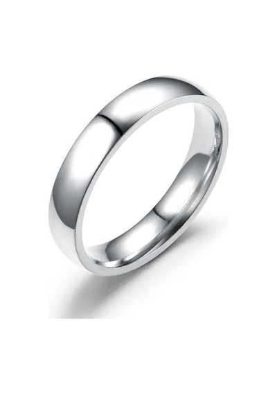Unisex 4mm İnce Bombeli Erkek Kadın Çelik Alyans Yüzük Cl18 001 Unisex 4mm İnce Bombeli Erkek Kadın Çelik Alyans Yüzük Cl18 001