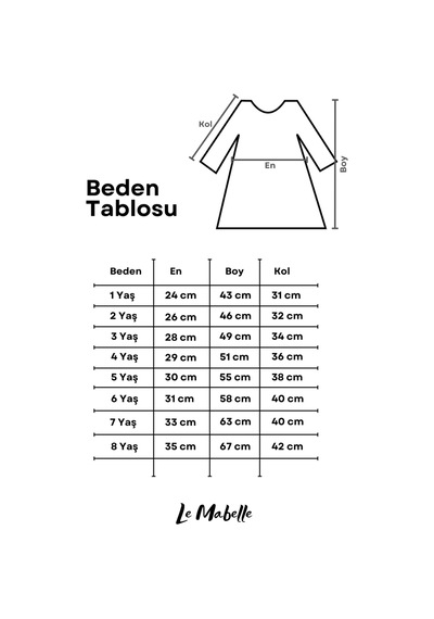 Le Mabelle Ekru Tütü Etekli Kız Bebek Balerin Elbise - Miranda Ekru