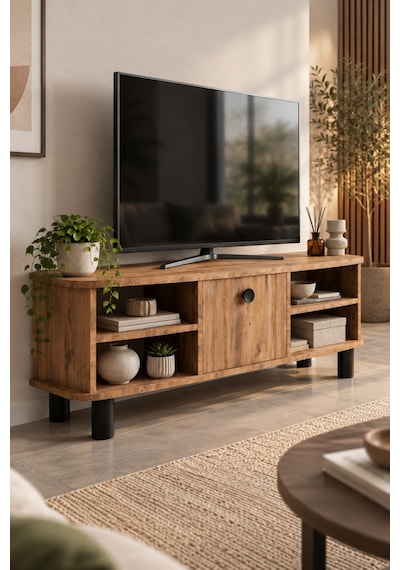 Sulorahome Vienna Tv Sehpası Suntalam Çok Renkli 136x44 Cm