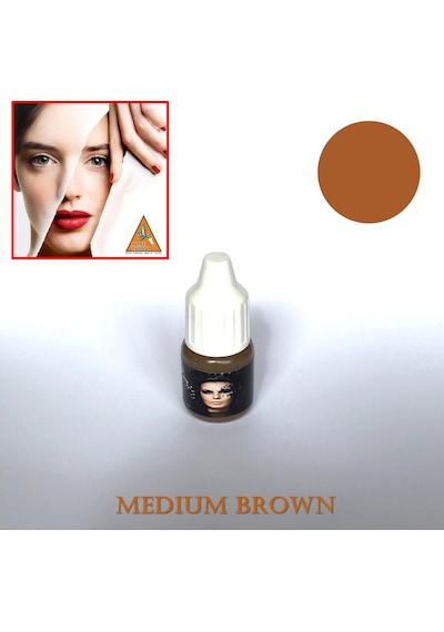 Mıcrobladıng Ve Kalıcı Makyaj Boyası - Medıum Brown U.S.A