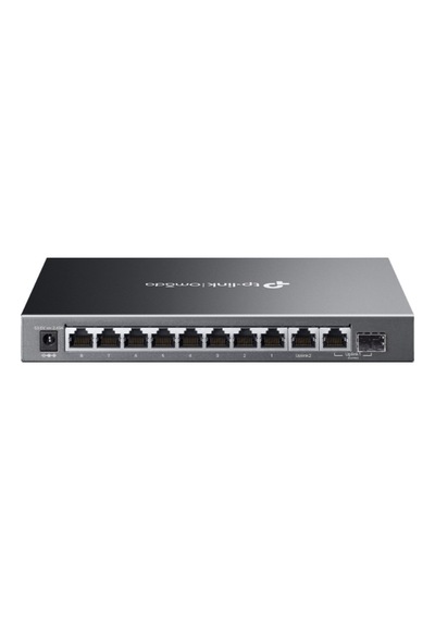 Omada Es210gmp 10 Port Gıgabıt + 8-port Poe+ Yönetilebilir 123w Poe Metal Kasa Swıtch