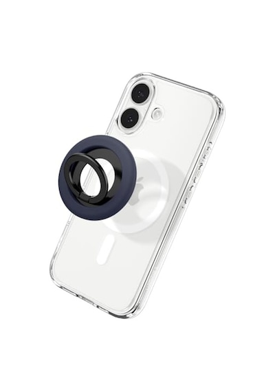 Ayrex Spigen Magsafe Destekli Modeller İle Uyumlu Telefon Tutucu Halka Nano Pop Mag Fit Stand Özellikli Lacivert - Amp0 Diğer