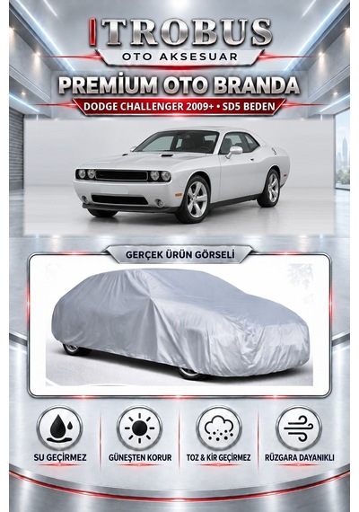 Dodge Challenger 2009 Ve Sonrası Uyumlu Premium Araba Brandası Oto Branda Sd5 Beden