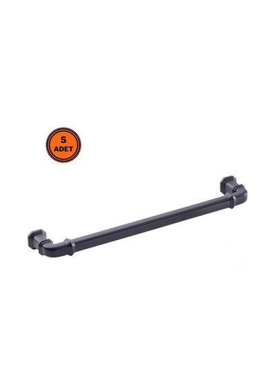 5 Adet Doğanlar Gusto 192 Mm Mobilya Kulp Mat Siyah