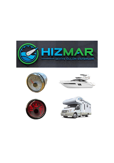 Hızmar Beyaz Atık Su Seviye Göstergesi - 0-190 Ohm Özel Tasarım