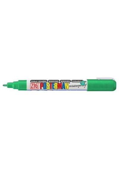 Posterman Waterproof Boyama Markeri Fine Uç 1 Mm Green