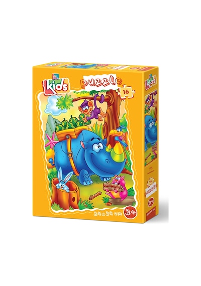 Yappuzz Tembel Tavşan 16 Parça Çoçuk Puzzle