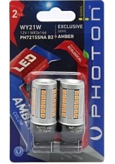 Ph7215 Sna B2 T20 Wy21w Amber Sinyal Led 2'li Blıster