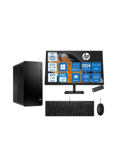 HP Pro Tower 290 G9 623Y0ETP14 i5-13500 32 GB 2 TB SSD W11P Masaüstü Bilgisayar + USB Bellek