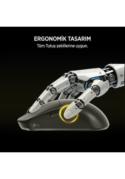 James Donkey Jdm11 Paw3311 12.000dpı Triple Mode Kablolu/bluetooth/2.4g Siyah Gaming Mouse