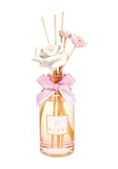 180 Ml Pembe Cam Şişe Çiçek Seramik Taş Bambu Çubuklu Garden Rose-pudra Oda Kokusu Abundance Prosperity 180 Ml Pembe Cam Şişe Çiçek Seramik Taş Bambu Çubuklu Garden Rose-pudra Oda Kokusu Abundance Prosperity
