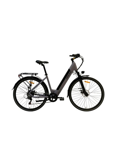 Bisan Moon S - 28'' Jant 47 Cm M Kadro Elektrikli Bisiklet - Metalik Gri Siyah Çok Renkli