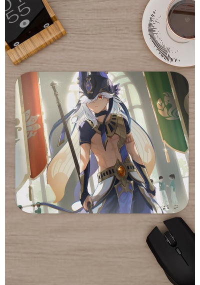 Cyno Genshin Impact Anime Gacha V3 - 22x18 Gaming Mouse Pad Fare Altlığı