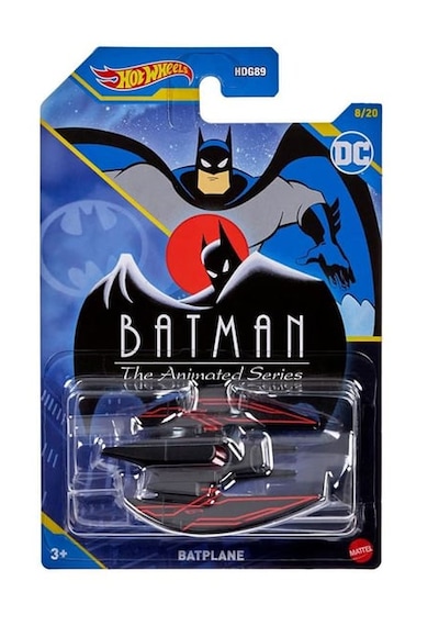 Hot Wheels 2023 Yeni - New Batman Temalı Araç Uçak Batplane Tek Li Hdg89 Sıra - 8/20 Siyah
