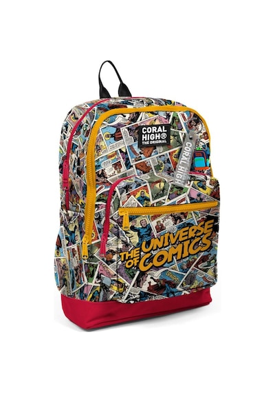 Coral High Kids Çizgi Roman Desenli 3 Lü Okul Çanta Seti Set0133215 Çok Renkli