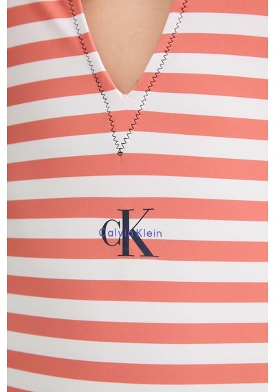 Calvin Klein Kadın Turuncu Derin V Yaka Mayo Lv00q61216-16310