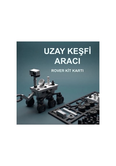 Mars Rover 3d Model Kit Kartı, Kendin Yap Uzay Aracı Puzzle, Koleksiyonluk Masa Süsü, Stem Eğitici Maket Oyuncak, Doğum Günü Hediyesi, Uzay Severlere Özel 14x9 Cm