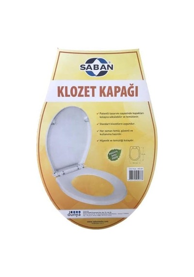 Saban Klozet Kapağı Beyaz Diğer