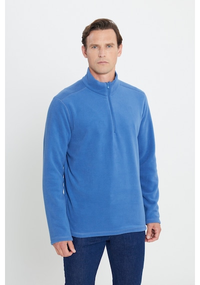 AC&Co / Altınyıldız Classics Anti-Pilling Tüylenme Yapmayan Bato Yaka Erkek Polar Sweatshirt Indigo İndigo AC&Co / Altınyıldız Classics Anti-Pilling Tüylenme Yapmayan Bato Yaka Erkek Polar Sweatshirt Indigo İndigo