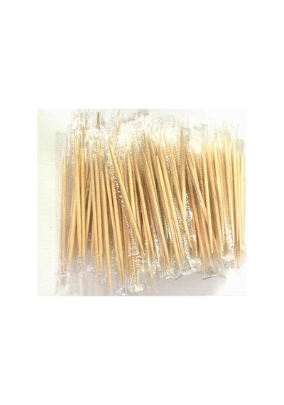 Jelatinli Bambu Kürdan 500'lü X 1 Paket Tek Kullanımlık Kürdan Şeffaf Jelatin 8 X 14 Cm