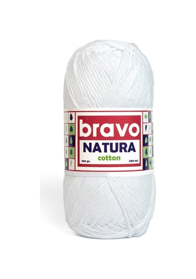 Natura %100 Koton İplik 100 Gram 200 Metre Renk Kodu:306 Beyaz