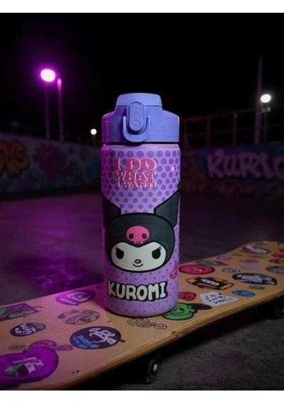 Kuromi 600 Ml Çelik Matara 3446 Çok Renkli