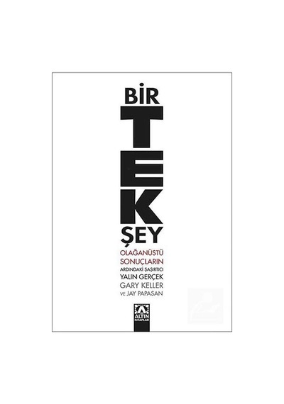 Bir Tek Şey - Gary Keller