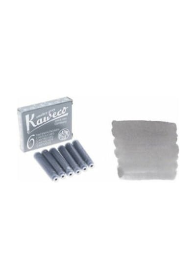 Kaweco 10000997 6 Lı Kartuş Duman Gri