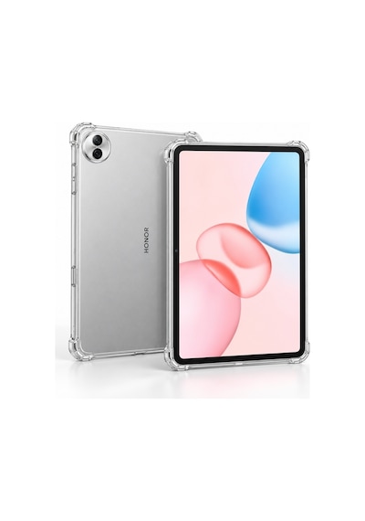 Honor Pad 10 12.1 İnç Şeffaf Antişok Tablet Kılıfı Darbe Emici Köşe Korumalı Esnek Silikon Kılıf Arka Kapak